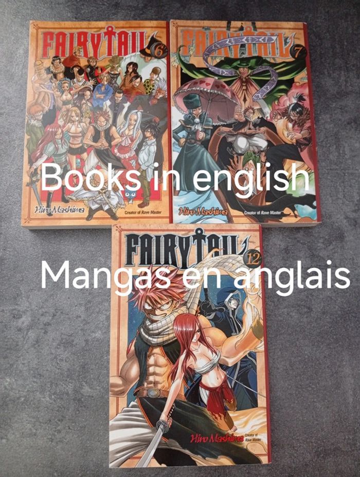 Mangas fairytail version anglaise