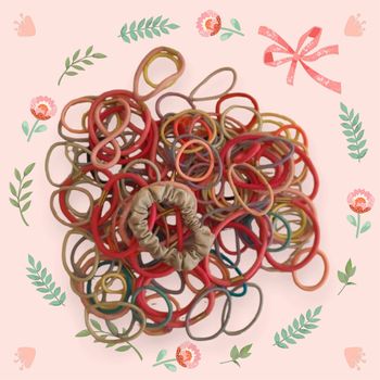Lot d'élastiques à cheveux 👧