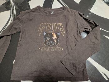 Tee shirt 8 ans kiabi gris noir