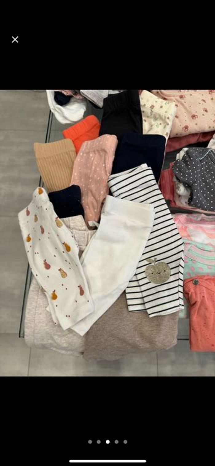 Lot de 75 pièces bébé printemps/ été en très bon état - photo numéro 4