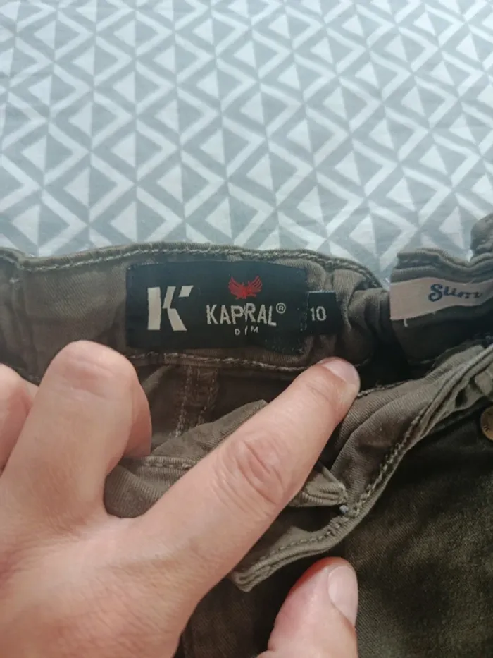 Pantalon slim Kaporal garçon taille 10 ans - photo numéro 3
