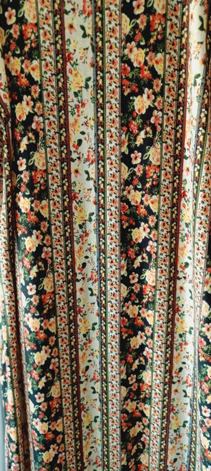 Robe longue femme Shein, motif fleuri, taille M, en très bon état. - photo numéro 4