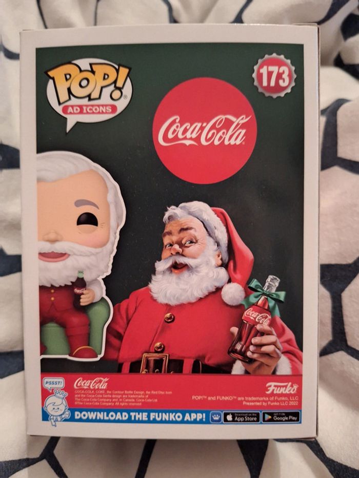 Funko pop Coca-Cola santa in chair 173 - photo numéro 2