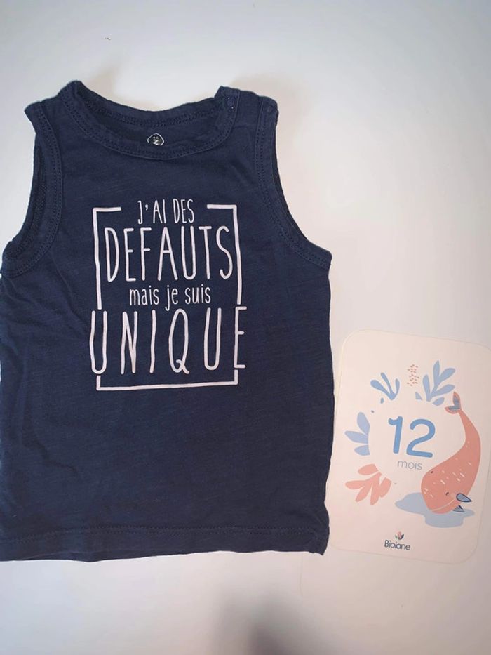 Tee shirt 12 mois