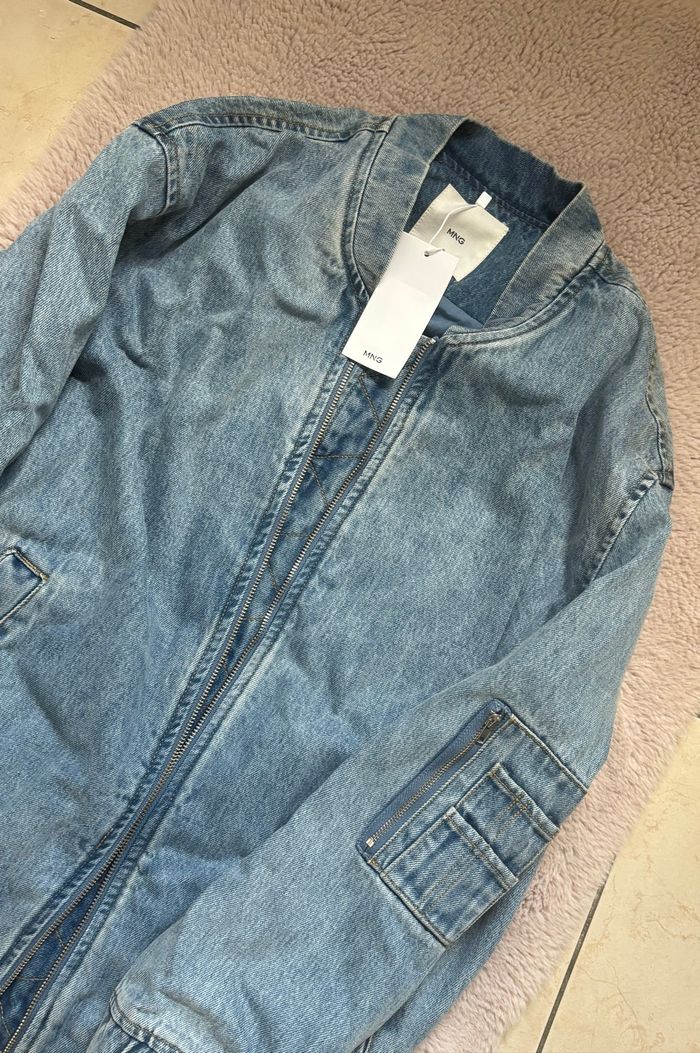 Bomber en jean Mango - photo numéro 2