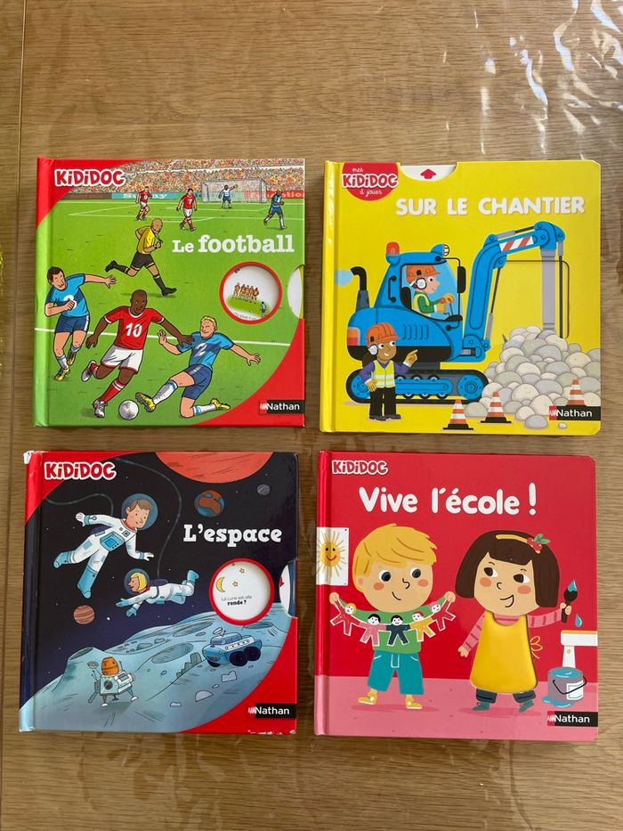 Lot 4 livres Kididoc - photo numéro 1
