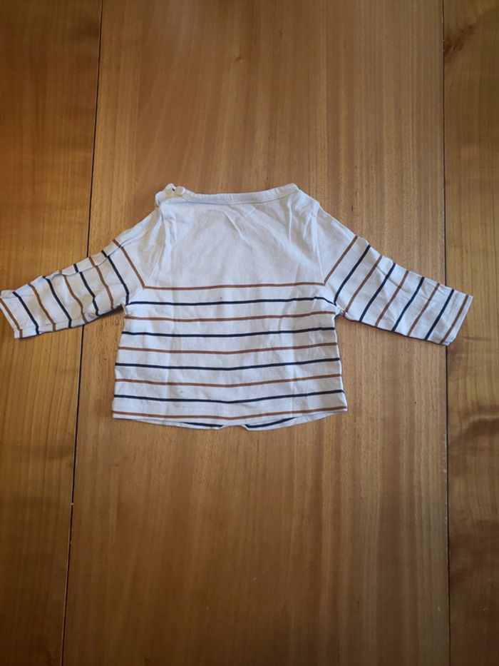 Ensemble polo tape à l'œil et jeans dpam 3 mois - photo numéro 3