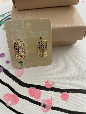 Boucles d’oreilles Dorées Hypoallergeniques