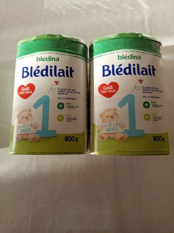 2 boîte de lait bledilait 1 ère age a 20€