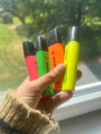 Lot de 4 surligneurs Stabilo Boss – couleurs fluo