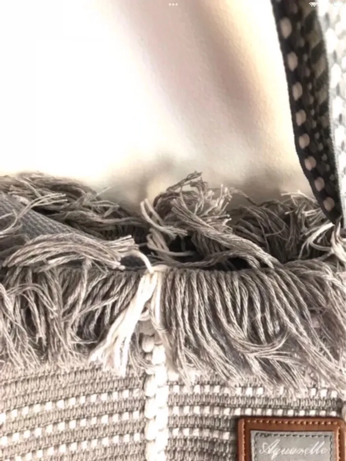 Sac a franges gris Aquarelle neuf avec étiquettes - photo numéro 5