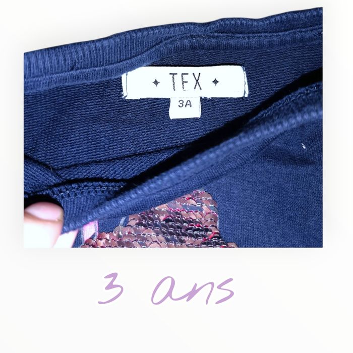 🥤 Sweat TEX multicolore – 3 ans 🥤 - photo numéro 3