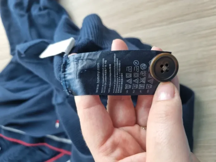 Gilet a boutons bleue Tommy Hilfiger Homme Taille S - photo numéro 3