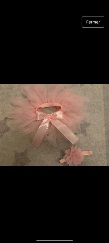 Tutu et bandeau fleur