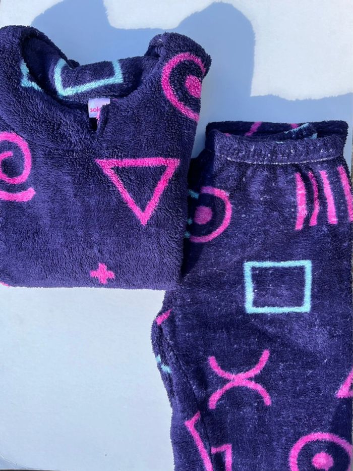 Ensemble pyjama moumoute avec motifs géométriques - photo numéro 4