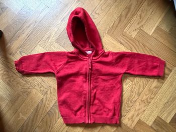 Pull zippé DPAM 6 mois avec capuche