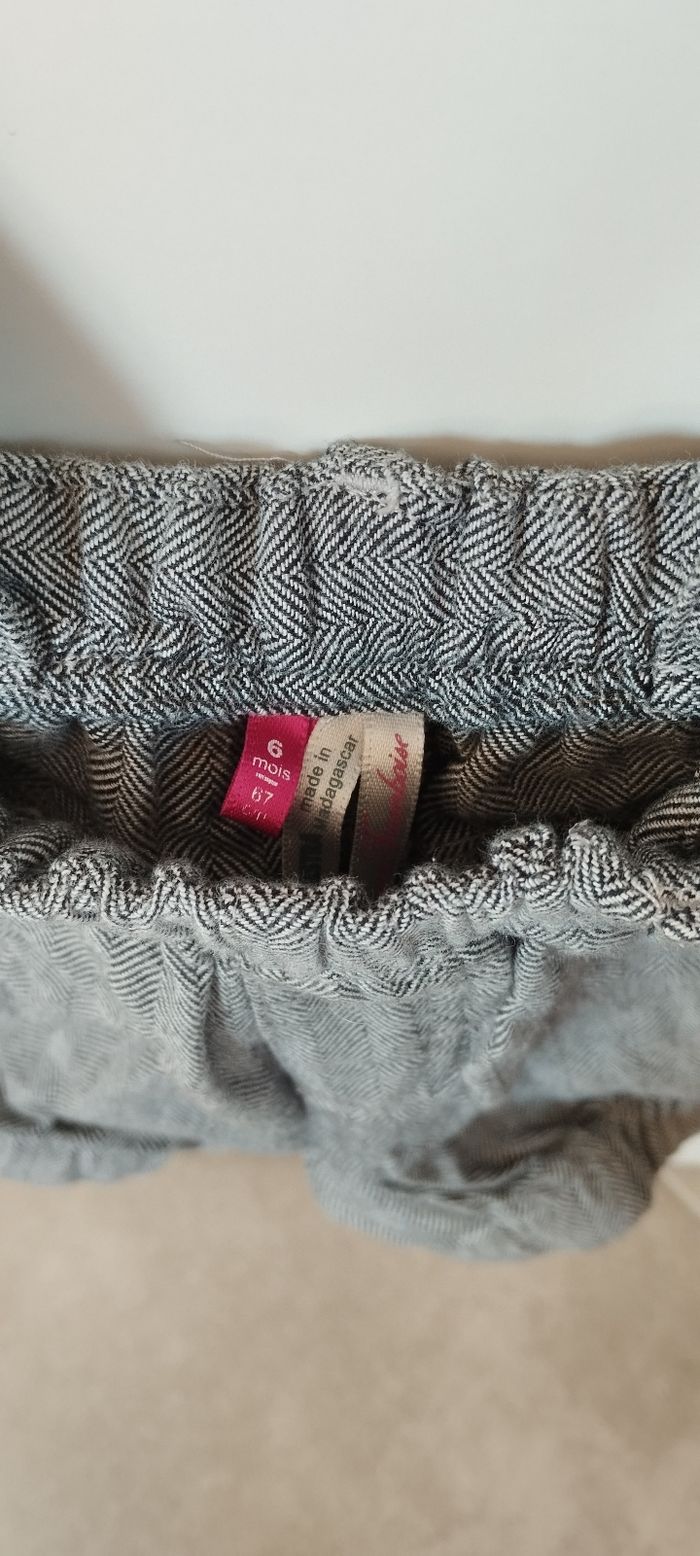 Short a bretelles fille 6 mois orchestra - photo numéro 2