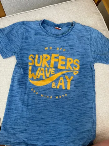 t shirt bleu enfant