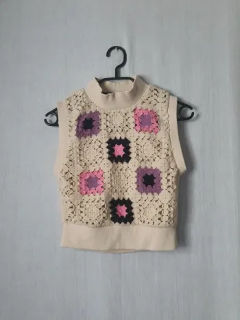Top en crochet zara Taille S