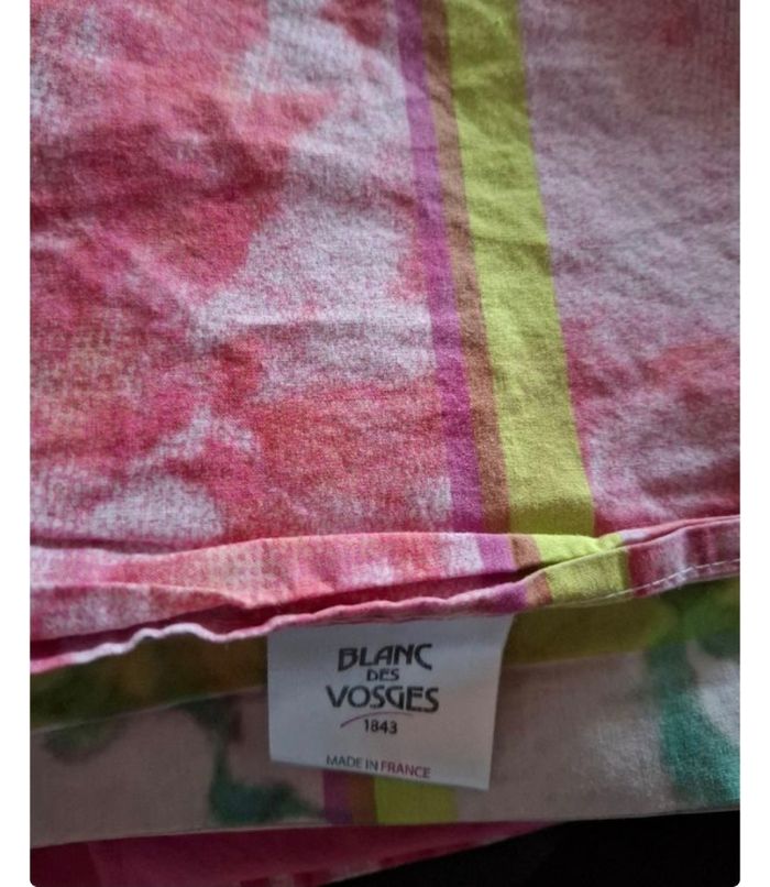 Parure couette et 2 taies Blanc des Vosges