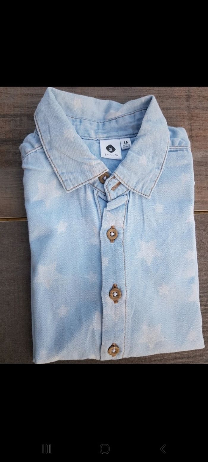Chemise grain de blé taille 4ans - photo numéro 5
