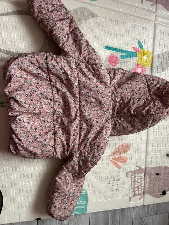 Doudoune floral fourré 2 ans - photo numéro 12