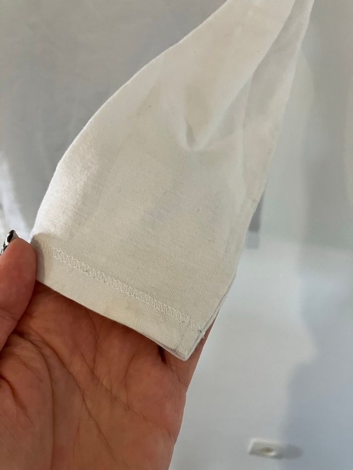 T-shirt manches longues blanc garçon 8 ans Kiabi - photo numéro 5