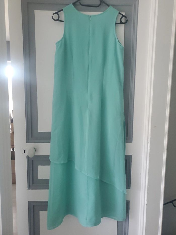 Robe longue détails broderie - YKK - taille 38 - photo numéro 5