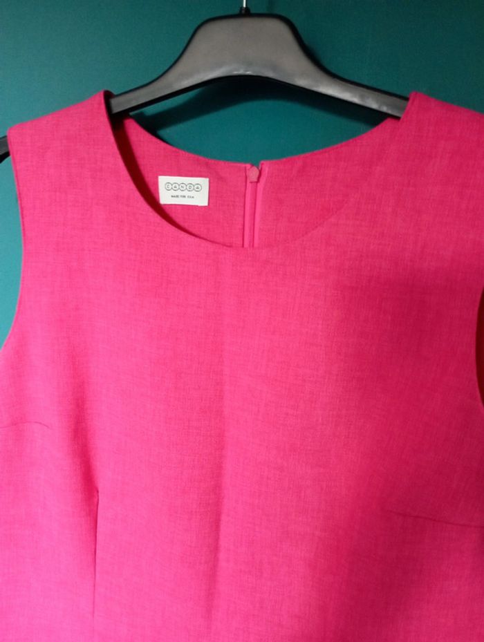 Robe cocktail rose fuchsia - photo numéro 2