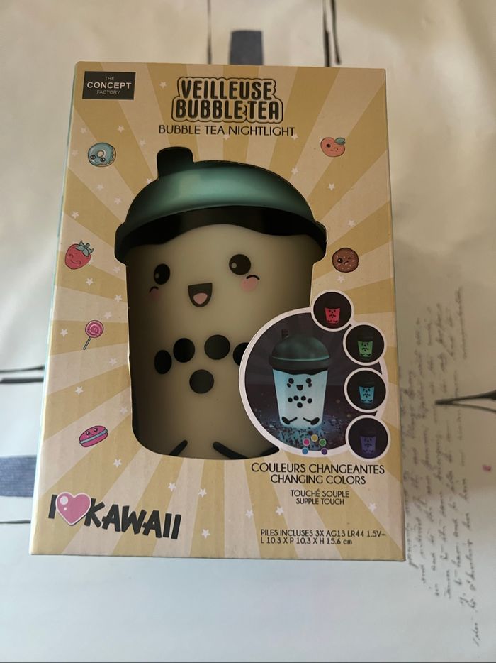 Veilleuse bubble tea collection kawaii neuve !