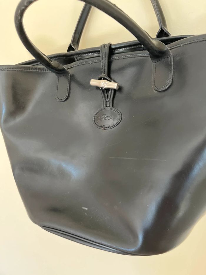 Sac vintage Longchamp noire - it bag - photo numéro 8