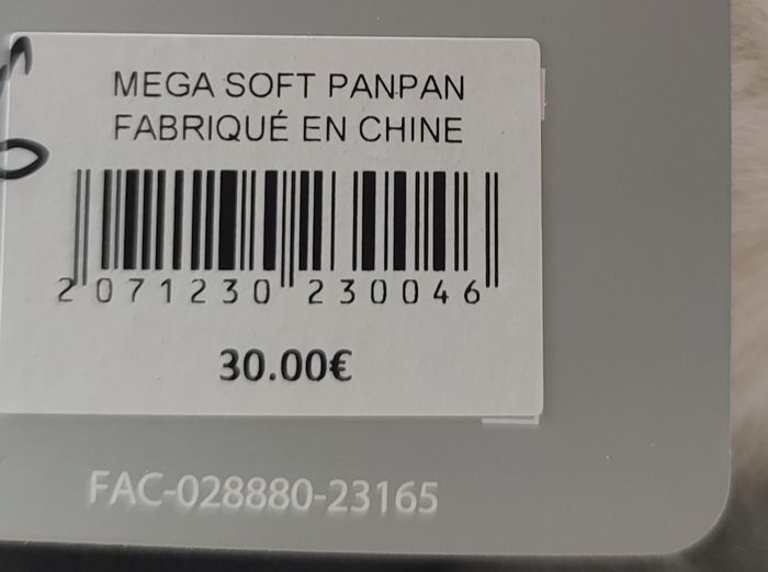 Peluche panpan disney - photo numéro 3