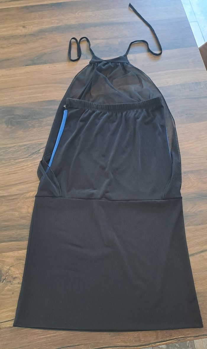 Robe dos nu noire et bleue femmes taille S Leaton Moda - photo numéro 8