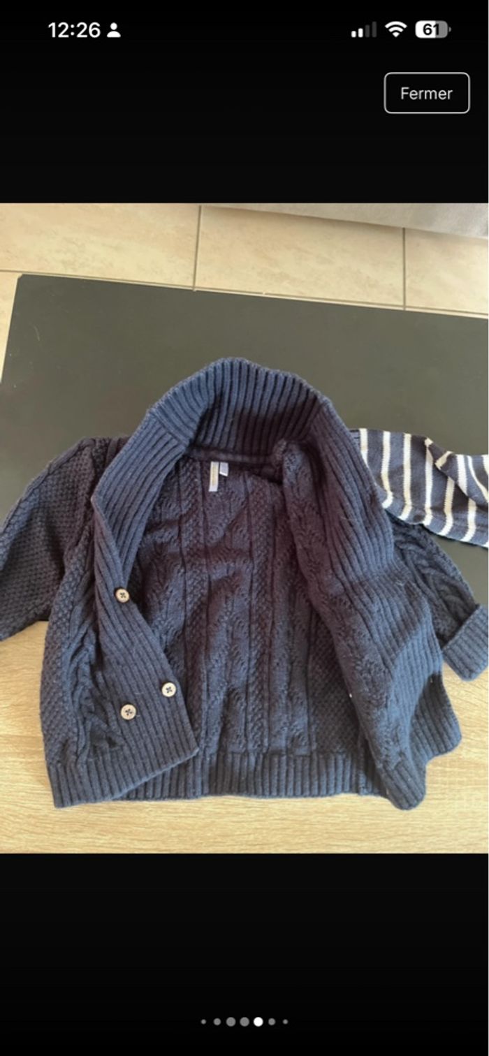 Lot de 5 gilets garçon 2 ans - photo numéro 7