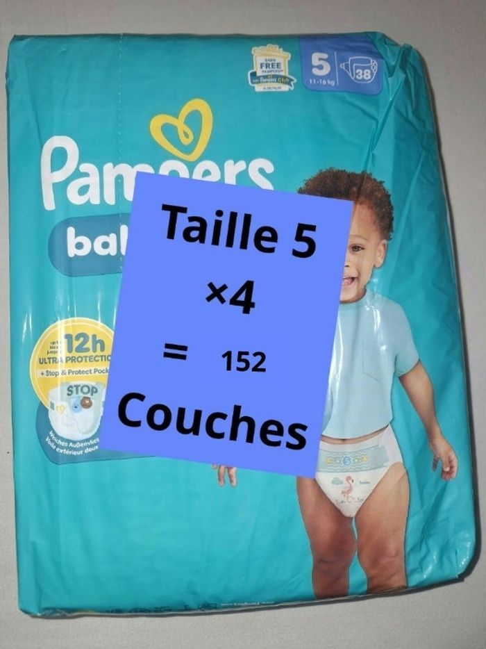 Couches pampers taille 5