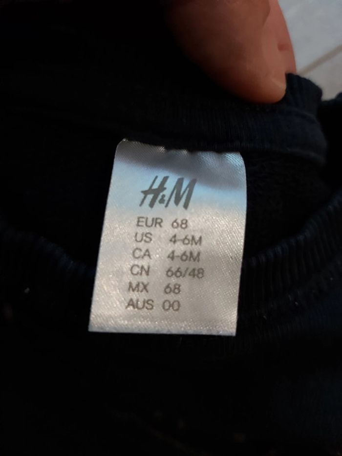 Pull mixte garçon/fille H&M 6 mois (78) - photo numéro 3