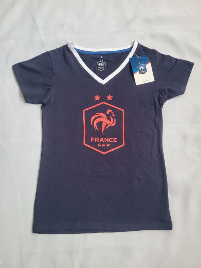 Taille L - T-shirt Femme équipe de France