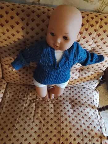 Pull garcon 6 mois fait main