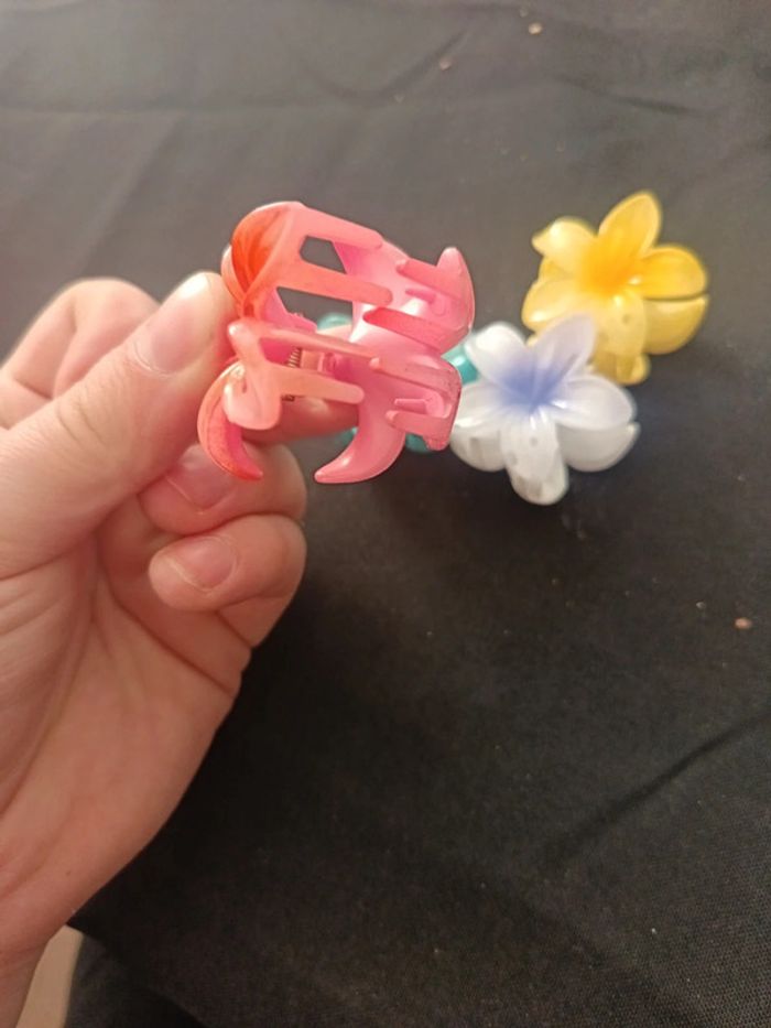 Lot de 4 pinces fleurs - photo numéro 3