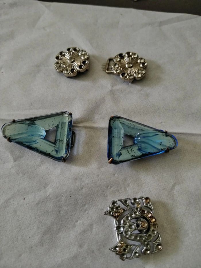 Lot ancienne boucle de ceinture
