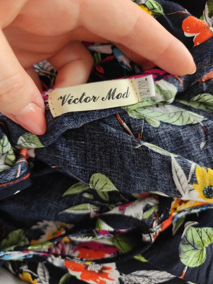 Belle robe fleurie à volants - photo numéro 6