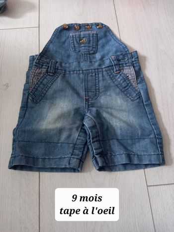 Salopette 9 mois été