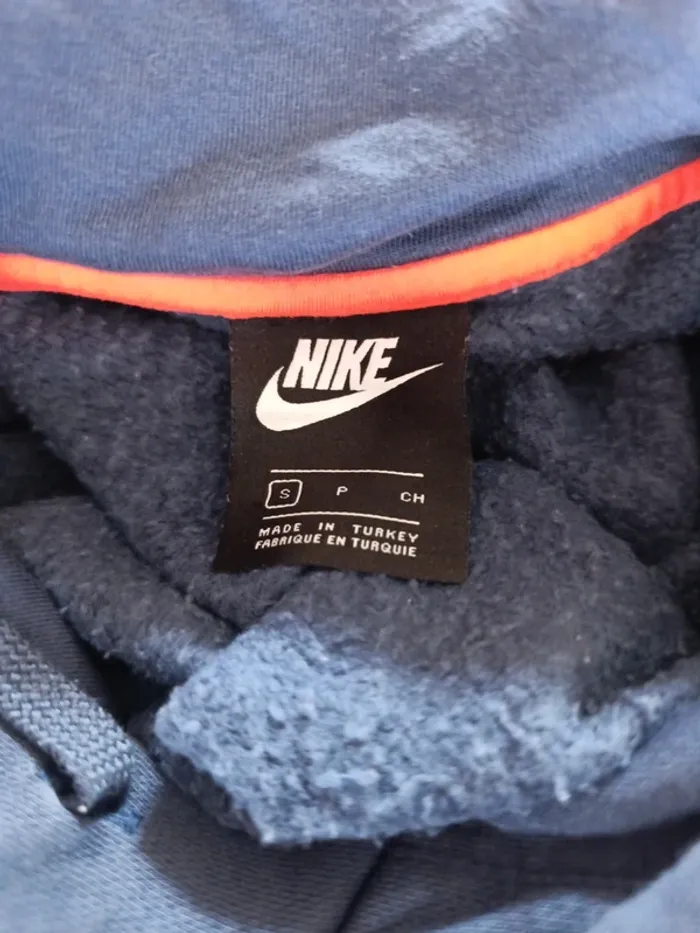 Sweat à capuche nike bleu S - photo numéro 8