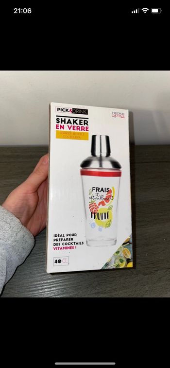 Shaker en verre