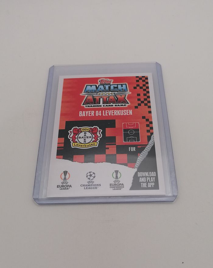 Carte Match Attax 2023-24 NEXT GEN Adam Hlozek n°402 Bayer 04 Leverkusen. - photo numéro 3