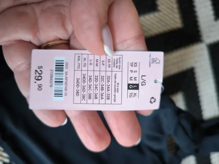 Maillot de bain 1 pièce noir - Ardene - Taille L - Neuf - photo numéro 3