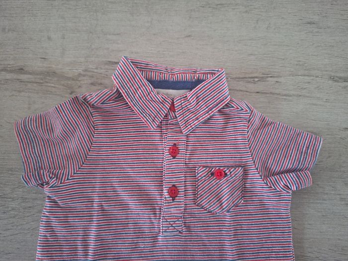 🌷N°12🌷Polo Courtes Manches - Babibou - 6 Mois🌷 - photo numéro 2