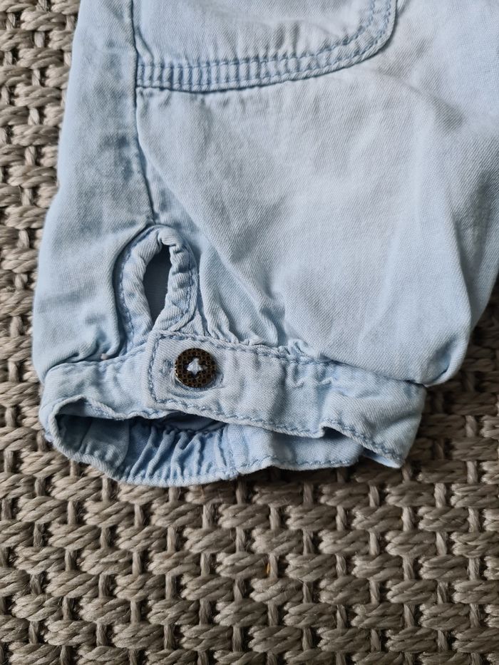 Short jean léger bleu clair mixte - 9 mois - photo numéro 4