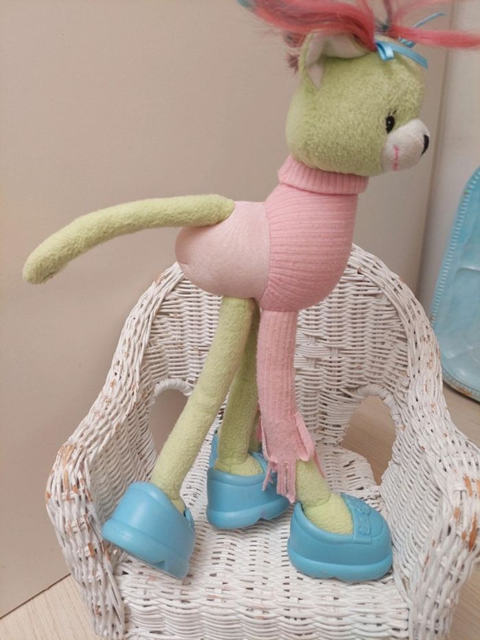 #BB2 - Mattel - lot de 2 chien et chat longues pattes - photo numéro 12