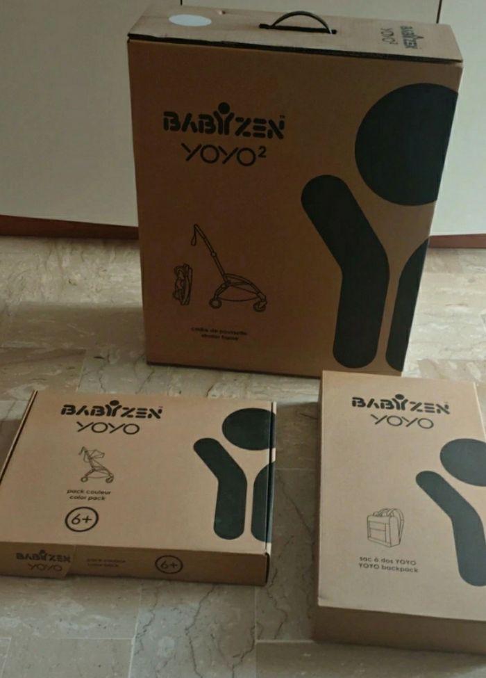 Poussette yoyo pack 0+ et 6+..Chanceliere